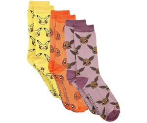 Pokémon Pikachu Charmander Eevee Unisex Calcetines multicolor 78% algodón, 20% poliamida, 2% elastano