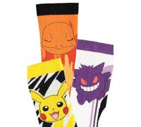 Pokémon Pikachu Charmander Gengar Unisex Calcetines multicolor EU 43-46