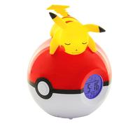 Pokemon Pikachu Durmiendo Con PokeBall Figura Lámpara Despertador De Escritorio