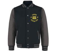 Pokémon Pikachu - Chaqueta para hombre, color negro/gris, talla M, 50% algodón, 50% poliéster