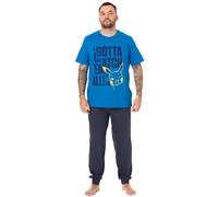 Pokemon Pikachu Hombres Pequeño Conjunto de pijama de manga corta y pierna larga