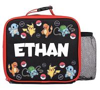 Pokémon Pikachu - Lonchera personalizada para niños y niñas, bolsa aislada Pikachu en negro y rojo