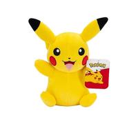 Pokemon Pikachu - Peluche de Pikachu - 20 cm de alto - amarillo/rojo - Peluche oficial Pokémon para niños a partir de 2 años