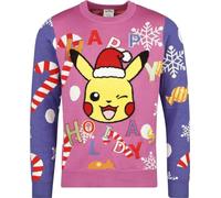 Pokémon Pikachu Unisex Suéter Multicolor M 50% Algodón, 50% poliacrílico Regular