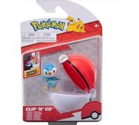 Pokémon PKW2661 Clip'n'Go Poké Ball - Plinfa & Poké Ball - Poké Ball Oficial con Figura Detallada de 5 cm