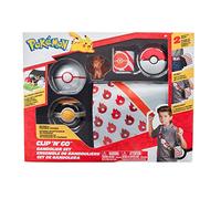 Pokémon PKW2713 Clip 'N' GO Bandolier Set - Incluye Figura de Batalla Vulpix de 2 Pulgadas con Accesorios de Bola de Lujo Premier, Multicolor