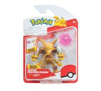 Pokémon PKW3036 4.5" Battle Figure-Alakazam, Simsala, Medium