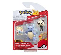 Pokémon PKW3051 - Juego de Figuras de Batalla - Togepi, Pam-Pam, Schillok, Juego Oficial de Figuras