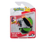 Pokémon PKW3147 Pokemon Clip 'N' Go Litten Includes 2-Inch Battle Figure und Dus