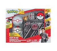 Toys Pokemon - Bandolier Set - Premier Ball & Timer Ball, Eevee #1, Be Toy NUEVO