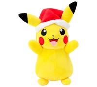 Pokémon Peluche Pikachu PKW3376 de invierno con gorro de Navidad, 20 cm – Oficial