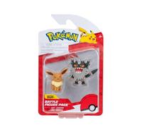 Pokémon PKW3577 - Juego de Figuras de Batalla de Mauzinger & Evoli, Figuras Ofic