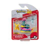 Pokémon PKW3597 Battle Figure Set Pikachu, Machollo & Alola-Sleimok