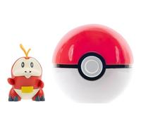 Pokémon PKW3628 Clip 'N' Go Fuecoco Incluye Figura de Batalla de 5 cm y Accesorio de Poké Ball, Multicolor