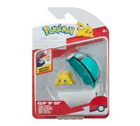 Pokémon PKW3632 Clip'n'Go Poké Ball - Bola Oficial Poké Ball con Figura de 5 cm