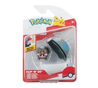 Pokémon PKW3633 Clip'n'Go Poké Ball - Pelota Oficial de Ferkuli & Schwerball, Po
