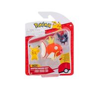 Pokémon PKW4090 - Juego de Figuras de Batalla de Pikachu, Zorua, Karpador, Juego Oficial