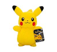 Pokémon PKW4206 Pikachu Cuddly Pluche de Peluche de 20 cm, Suave y Esponjoso con Detalles auténticos, Felpa Oficial