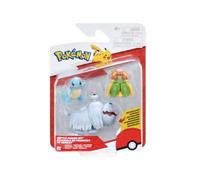 Pokémon PKW4559 - Juego de Figuras de Batalla - Schiggy, Blubella, Gruff