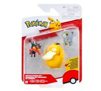 Pokémon PKW4560 - Juego de Figuras de Batalla - Frospino, Flamiau, Enton, Figuras Oficiales