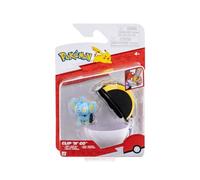 Pokémon PKW4607 - Clip 'N' Go Poké Ball - Sheinux y Ultraball, Poké Ball Oficial con Figura móvil de 5 cm