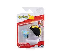 Pokémon PKW4607 - Clip 'N' Go Pokéball - Sheinux and Ultraball, Official Pokébal