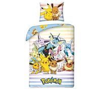 Pokemon Friends Ropa de Cama Reversible Set Pikachu Almohada