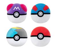 Pokémon Poké Ball Plush 4-Pack - Four 5cm Plush Balls