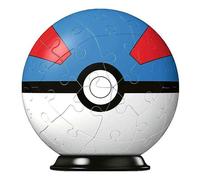 Pokemon Pokeball Azul Super Ball Puzzle 3D 54pz Ravensburger