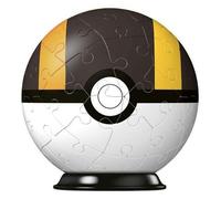 Pokemon Pokeball Negro Ultraball Puzzle 3D 54pz Ravensburger