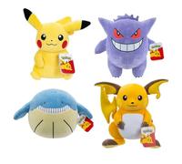 Pokemon Pokémon 95257-14 95257-14 - Peluche de 30 cm - Pikachu, Gengar, Wailmar, Raichu - Juguete oficial para niños a partir de 2 años