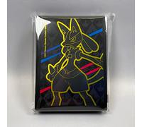 PoKéMoN Pokemon Juego de cartas coleccionables Crown Zenith Elite Trainer Box Exclusive Lucario Sleeves 65 unidades (158-85147B)