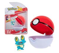Pokémon Pelota Clip'n'Go Poké Balls – Pelota oficial de Froxy y Poké Ball con figura 5 cm
