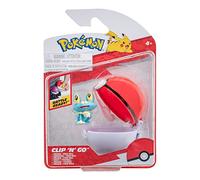 Pokemon Pokémon PKW3133 Clip'n'Go Poké Balls - Pelota oficial de Froxy y Poké Ball con figura de 5 cm