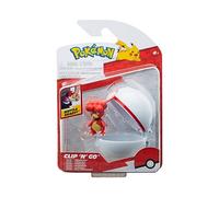 Pokémon Pokemon PKW3139 Clip'n'Go Poké Balls-Magby & Premierball, Negro