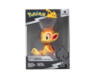 Pokémon Pokemon Select - Figura de vinilo de 10 cm Chimchae PKW3909 - Marrón - Figura de juguete oficial y coleccionable para niños mayores de 4 años