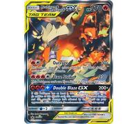 Pokemon Reshiram & Charizard GX SM201 - Tarjetas promocionales de gran tamaño/jumbo, perfectas para coleccionistas y jugadores competitivos