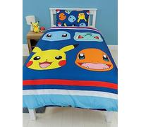 Pokemon Ropa de Cama Juegos de Sabanas para Niños | Funda Nordica y Funda de Almohada, PMBD1240