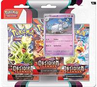 Pokémon Sammelkartenspiel Paquete de 3 (friedwuff) carmesí, Color (Karmesin & Purpur)