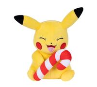 Pokémon Seasonal Plush 20 cm - Holiday Pikachu with Candy Cane