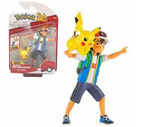 Pokemon Selección Battle Feature Figures Figura de Acción móvil de Lujo, Figuras del Juego:Ash & Pikachu