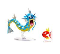 Pokemon Select Evolution Pack - Cuenta con figuras de batalla Magikarp de 2 pulgadas y Gyarados de 12 pulgadas con acabado exclusivo