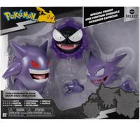 Pokémon Select Evolution Pack - Figuras de batalla de Gastly, Haunter y Gengar