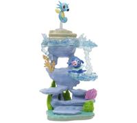 Pokemon Select Underwater Environment - Juego de exhibición de Varios Niveles con Figuras de Batalla de Caballo y Popplio de 2 Pulgadas