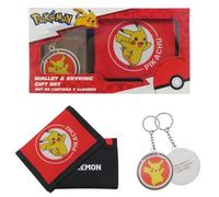 Pokémon - set billetera + llavero pikachu