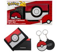 Pokémon - set billetera + llavero pokéball
