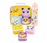 Pokemon Set de Porta Alimentos con Botella Diseño Pose Niñas (NS8552)