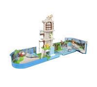 POKEMON Set de Ruinas Bélicas y Transporte Set Mochila Transformable Portátil con acción y Figura de acción Pikachu de 5 cm