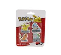 Pokémon, Set papelería, Gomas de Borrar, Escritura, Material escolar, Multicolor, Producto Oficial