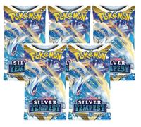 Pokemon Silver Tempest - 5 Booster Pack Bundle - 5 Sealed Booster Packs